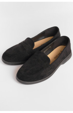 Туфли-лоферы женские черного цвета JН2106-1 178676C