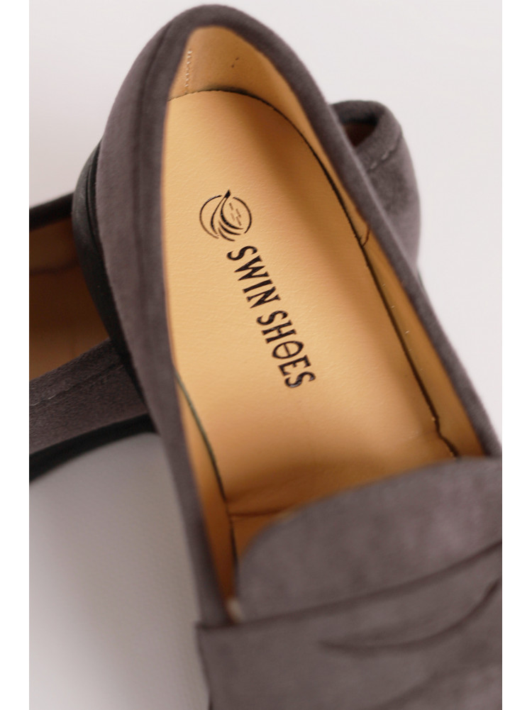 Туфли-лоферы женские серого цвета JН2105-5 178681C