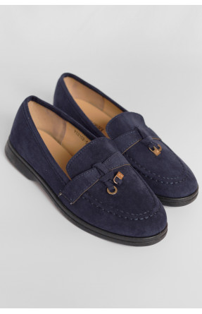 Туфлі-лофери жіночі темно-синього кольору JН2102-5 178763C