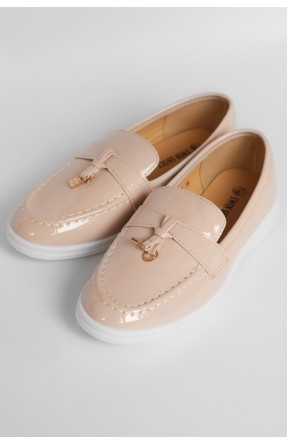 Туфли-лоферы женские светло-розового цвета JН2102-7 178768C