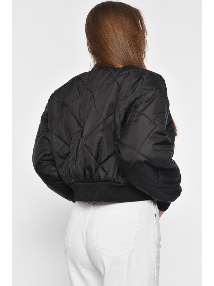 Куртка женская демисезонная черного цвета 5642 178958C
