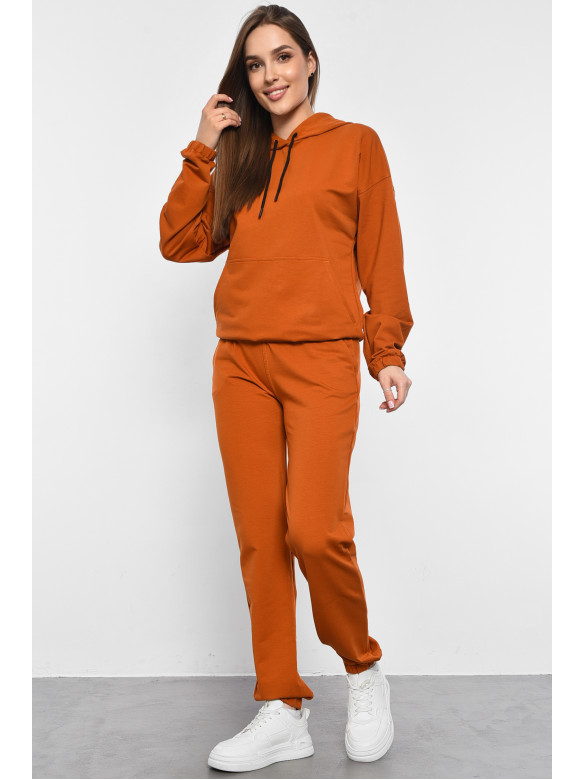Спортивний костюм жіночий помаранчевого кольору 1258 178964C
