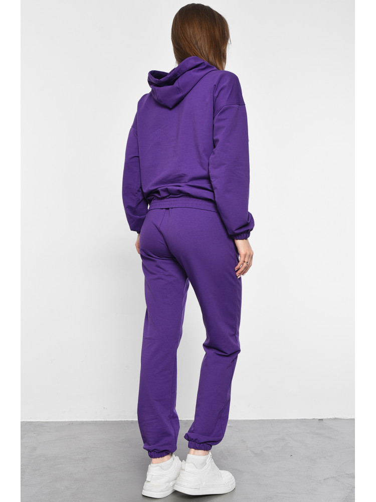 Спортивний костюм жіночий фіолетового кольору 1258 178966C