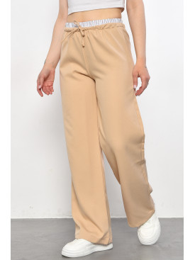 Штани жіночі бежевого кольору 7045 179125C