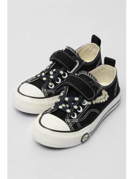 Кеди дитячі черного кольору текстиль 1227-2 179190C Кеди дитячі черного кольору текстиль 1227-2 179190C