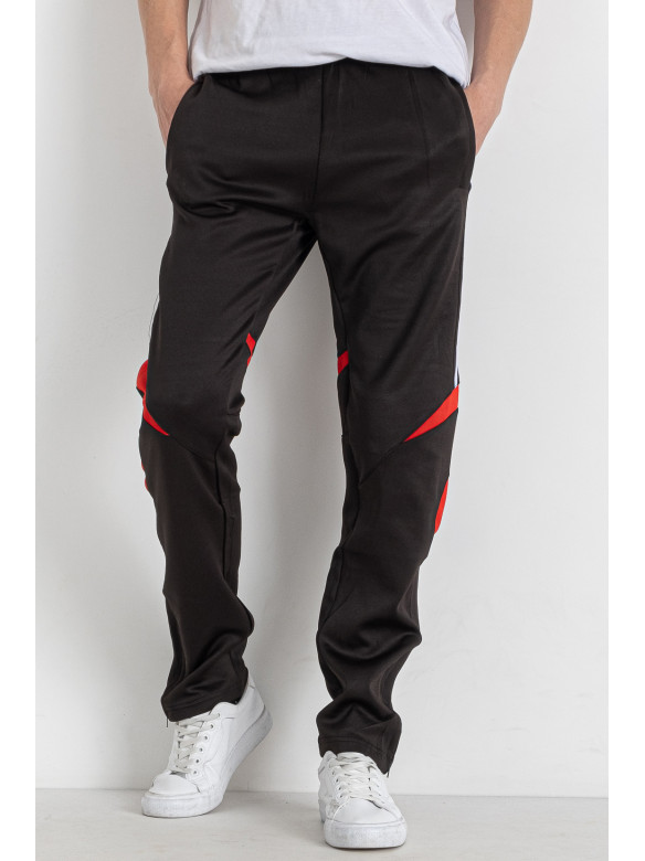 Спортивные штаны подростковые для мальчика черного цвета К-310 179244C