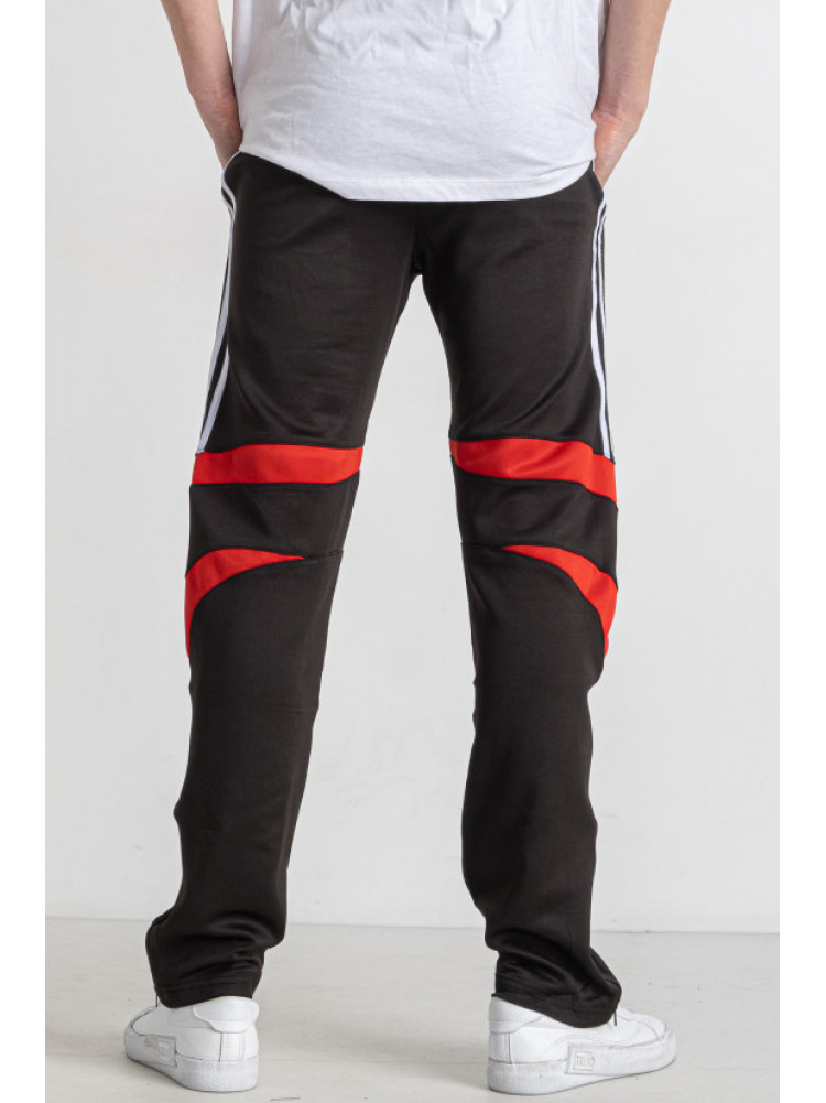 Спортивные штаны подростковые для мальчика черного цвета К-310 179244C