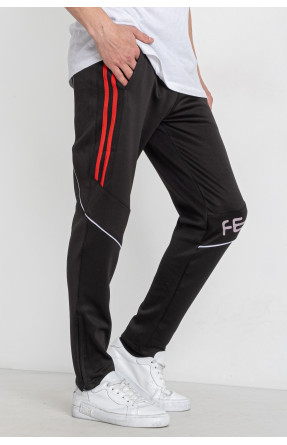 Спортивные штаны подростковые для мальчика черного цвета К-307 179246C