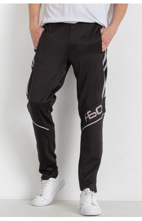 Спортивные штаны подростковые для мальчика черного цвета К-307 179247C
