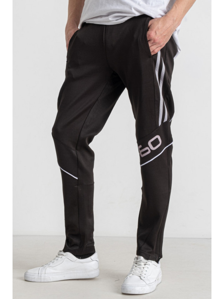 Спортивные штаны подростковые для мальчика черного цвета К-307 179247C