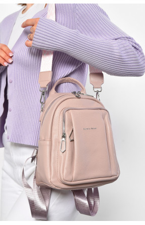 Жіночий рюкзак з екошкіри рожевого кольору D8802 179287C