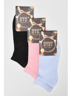 Набор носков женских спортивных 3 шт В31-1 179295C