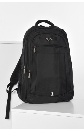 Рюкзак чоловічий текстильний чорного кольору 003 179300C
