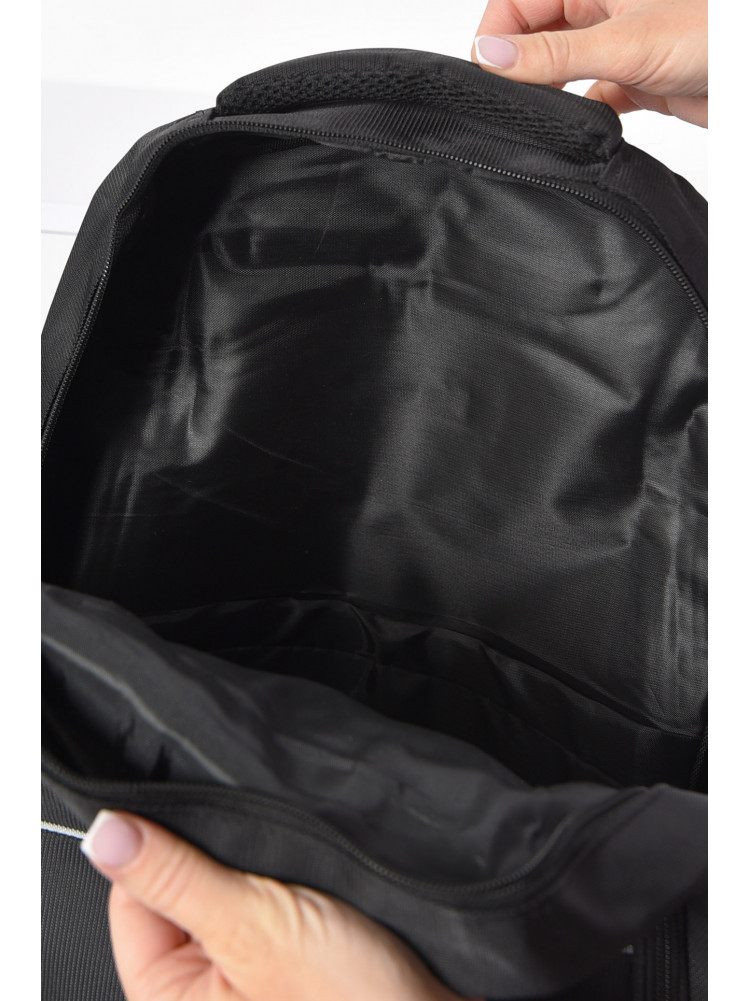 Рюкзак мужской текстильный черного цвета 8086 179301C