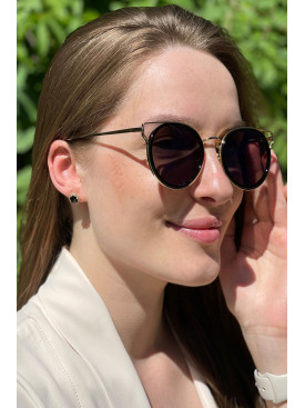 Очки женские золотистого цвета 179357C