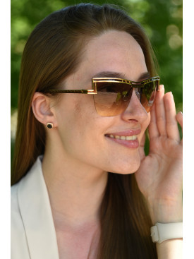 Окуляри жіночі золотистого кольору 179387C Окуляри жіночі золотистого кольору 179387C