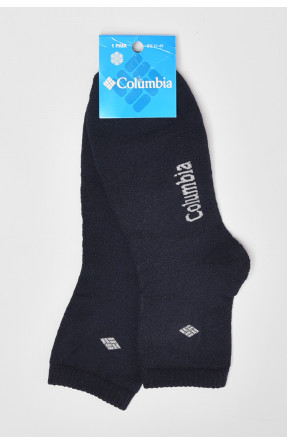 Шкарпетки чоловічі махрові темно-синього кольору 106 179432C