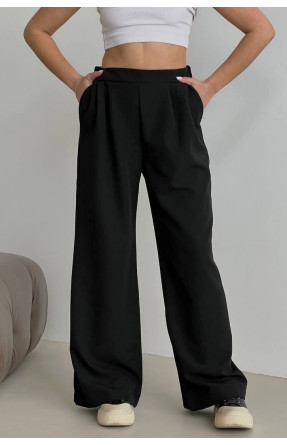 Штани жіночі розкльошені чорного кольору 7044 179673C