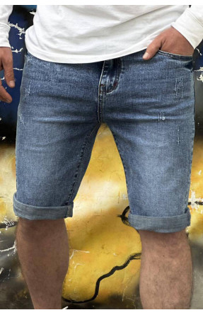 Шорты джинсовые мужские синего цвета 8110 179716C