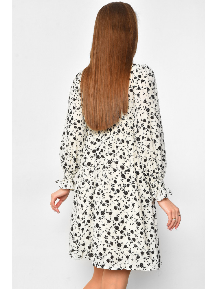 Платье женское с принтом белого цвета 2352 179884C