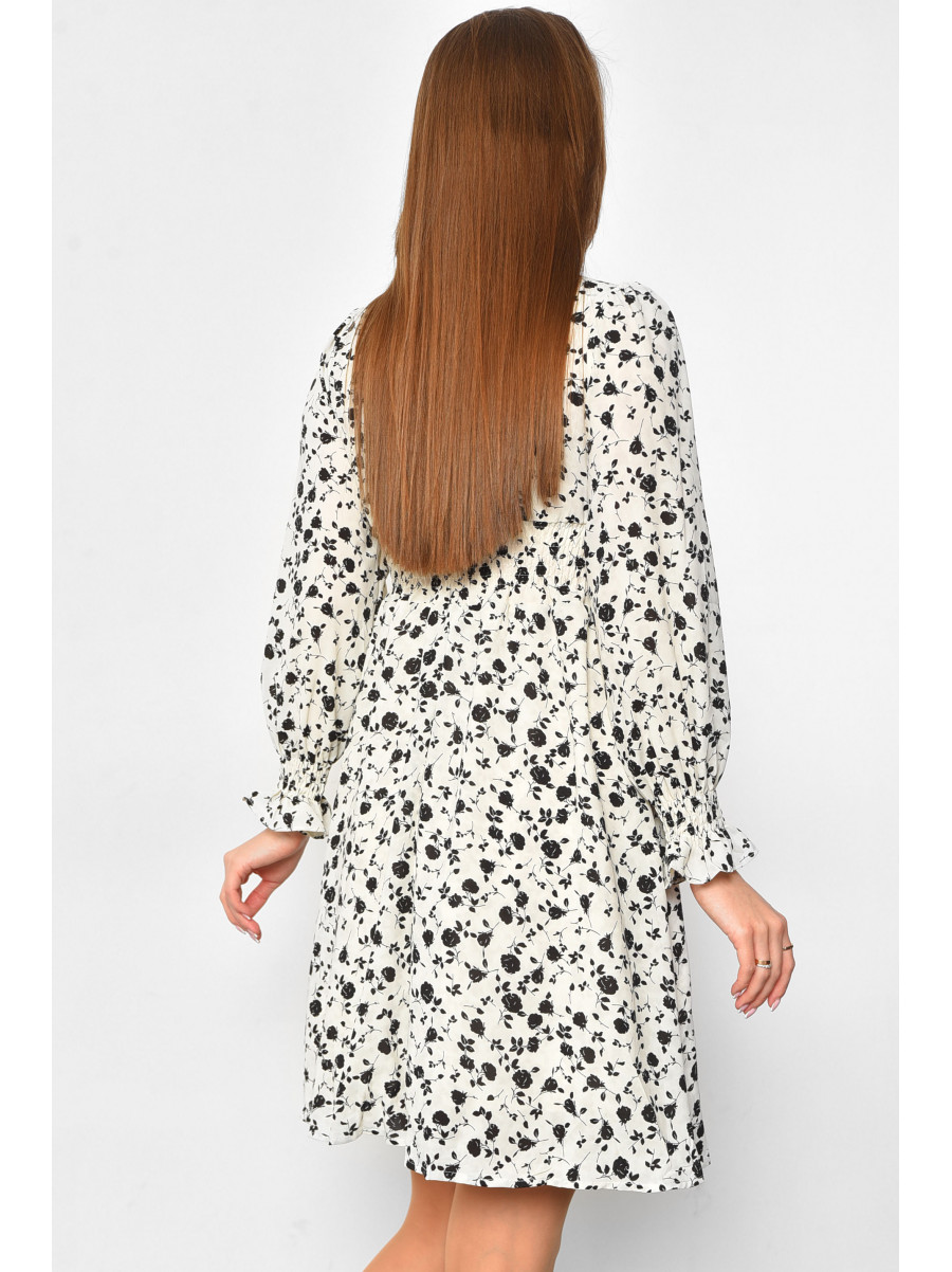 Платье женское с принтом белого цвета 2352 179884C