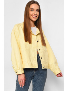 Джинсівка жіноча жовтого кольору 2060 180061C Джинсівка жіноча жовтого кольору 2060 180061C