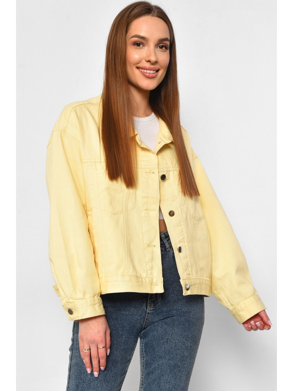 Джинсівка жіноча жовтого кольору 2060 180061C