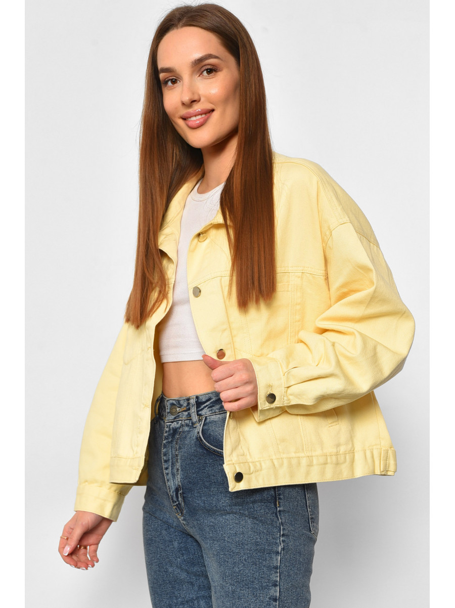 Джинсівка жіноча жовтого кольору 2060 180061C
