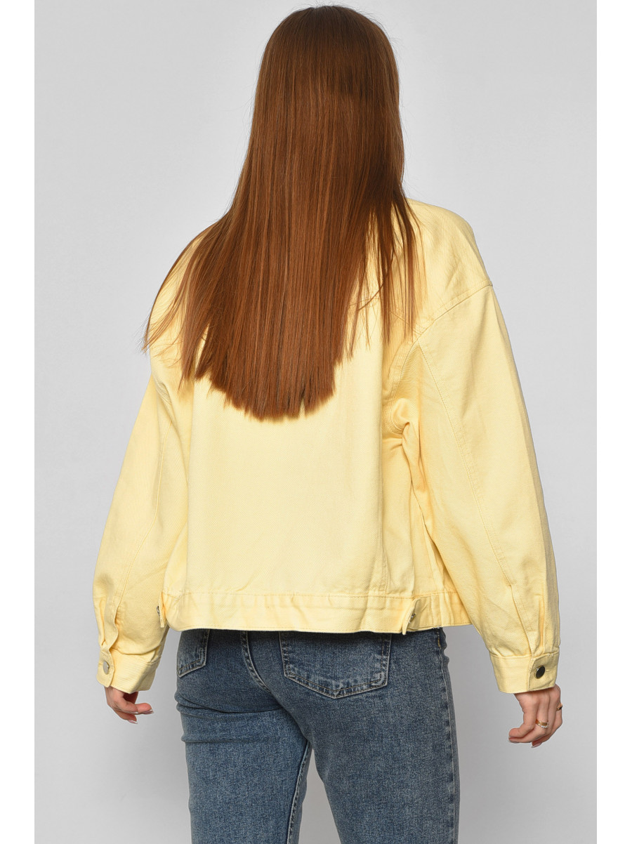 Джинсівка жіноча жовтого кольору 2060 180061C