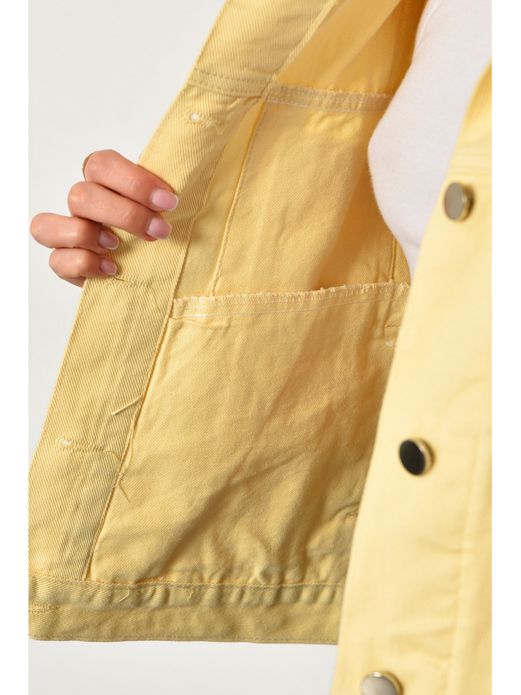 Джинсівка жіноча жовтого кольору 2060 180061C