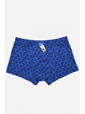 Боксеры мужские полубатальные синего цвета W3816 180486C Боксеры мужские полубатальные синего цвета W3816 180486C