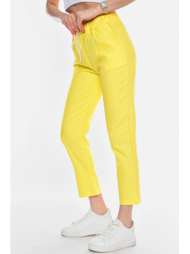 Штани жіночі жовтого кольору 9003-1 180581C