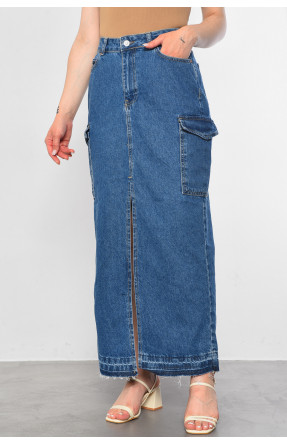 Спідниця жіноча джинсова синього кольору 2663 180710C