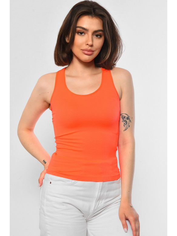 Майка жіноча помаранчевого кольору 2008 180787C