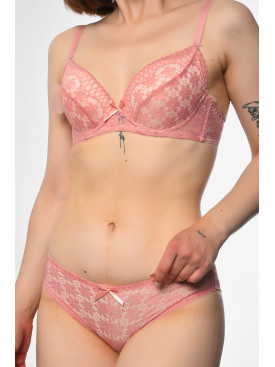 Комплект жіночий рожевого кольору чашка В 87130 181055C Комплект жіночий рожевого кольору чашка В 87130 181055C