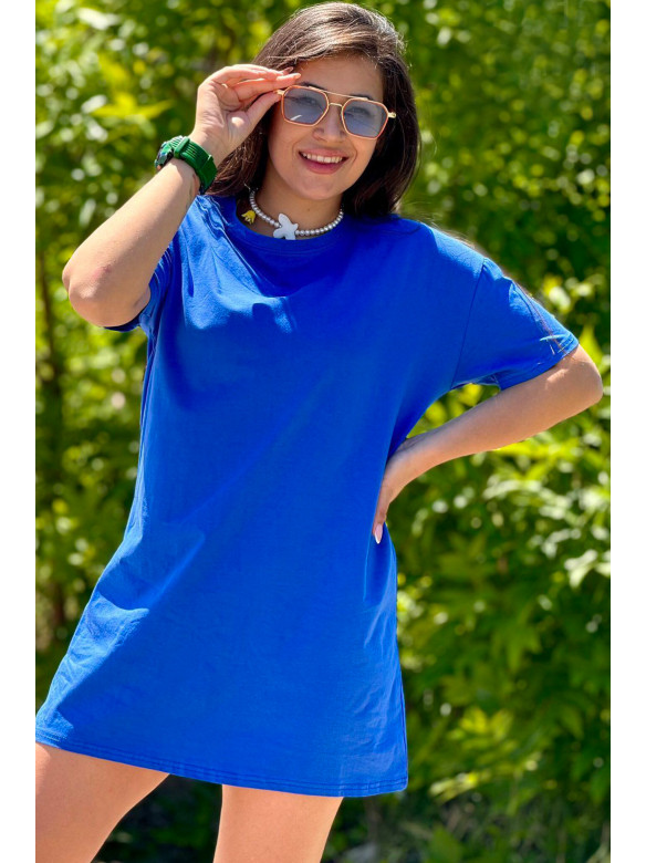 Туніка жіноча синього кольору 1001 181703C