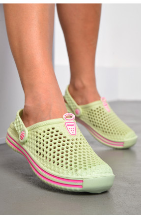 Крокси жіночі оливкового кольору 106 182040C