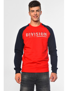 Світшот чоловічий червоного кольору 888 182067C Світшот чоловічий червоного кольору 888 182067C