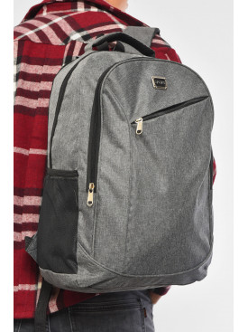 Рюкзак чоловічий спортивний сірого кольору 182277C Рюкзак чоловічий спортивний сірого кольору 182277C