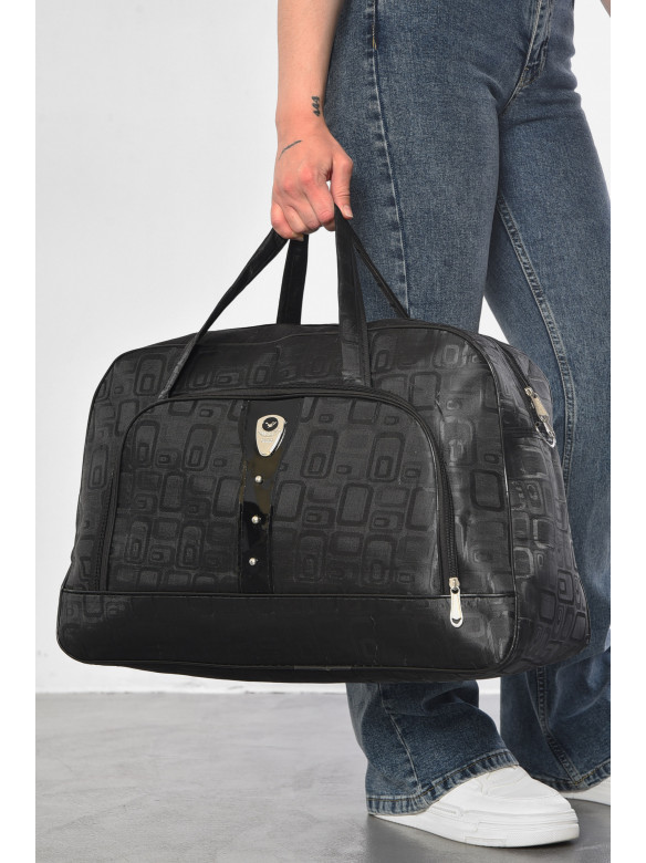 Сумка дорожня унісекс чорного кольору 182284C