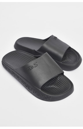 Шлепанцы мужские пена черного цвета П-34 182687C