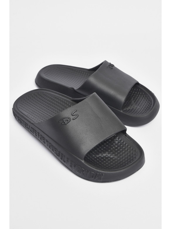 Шльопанці чоловічі піна чорного кольору П-34 182687C