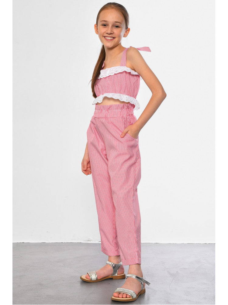 Костюм дитячий для дівчинки червоного кольору 182753C