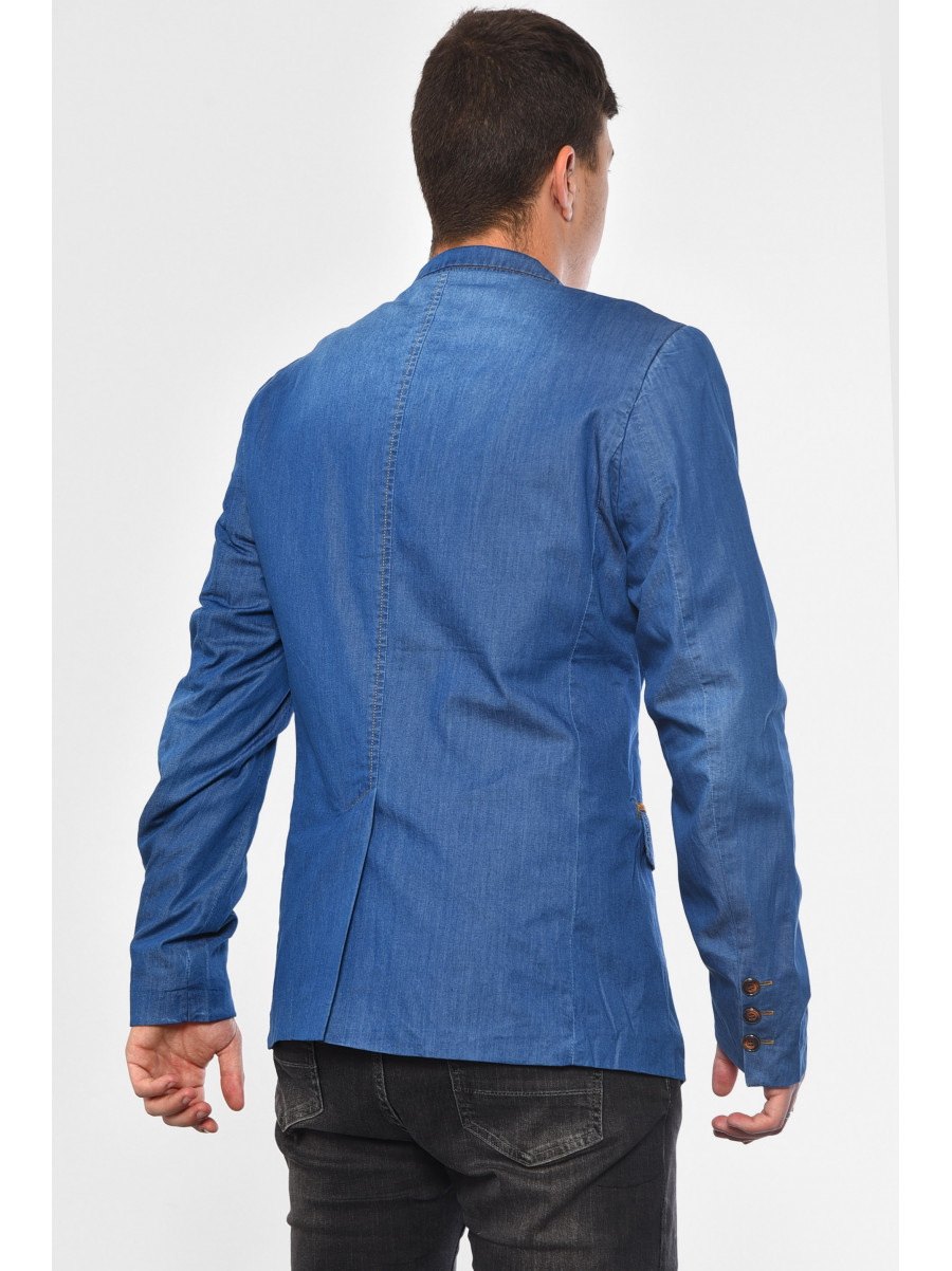 Піджак чоловічий джинсовий синього кольору UC1-01J 183235C