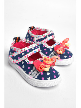 Мокасини дитячі для дівчинки темно-синього кольору т1 183477C Мокасини дитячі для дівчинки темно-синього кольору т1 183477C