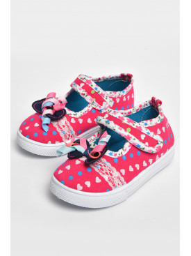 Мокасини дитячі для дівчинки рожевого кольору т1 183485C Мокасини дитячі для дівчинки рожевого кольору т1 183485C