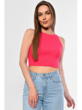 Майка-топ жіноча рожевого кольору 0224 183589C Майка-топ жіноча рожевого кольору 0224 183589C