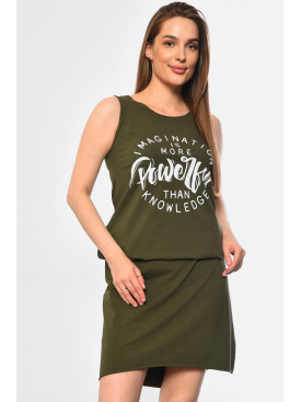 Платье женское цвета хаки 0542 183626C Платье женское цвета хаки 0542 183626C