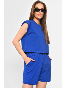 Костюм женский синего цвета 183890C Костюм женский синего цвета 183890C