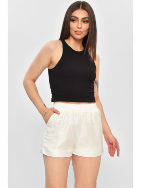 Шорты женские белого цвета 7001 184074C Шорты женские белого цвета 7001 184074C